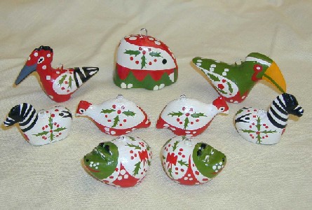 Shona Holiday Ornaments