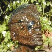 African people carved in traditional manner